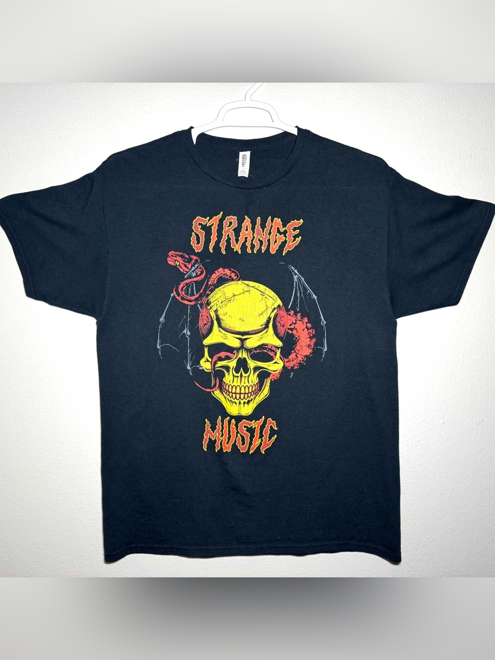Strange Music Tech N9ne Snake & Skull T-Shirt Size Large